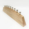 modern maple menorah