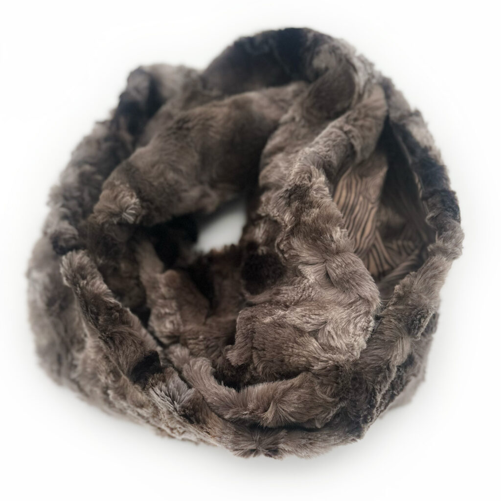 Luxe Cuddle® Galaxy infinity scarf with hidden zippered pocket