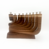 mid century modern kinetic menorah handcrafted by Edward Inks