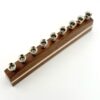 Walnut Menorah With Maple Stripe