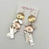 Mixed‑Metal People Earrings