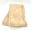Shearling Sand cozy infinity scarf with zippered pocket