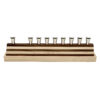 The Linea Menorah walnut and maple