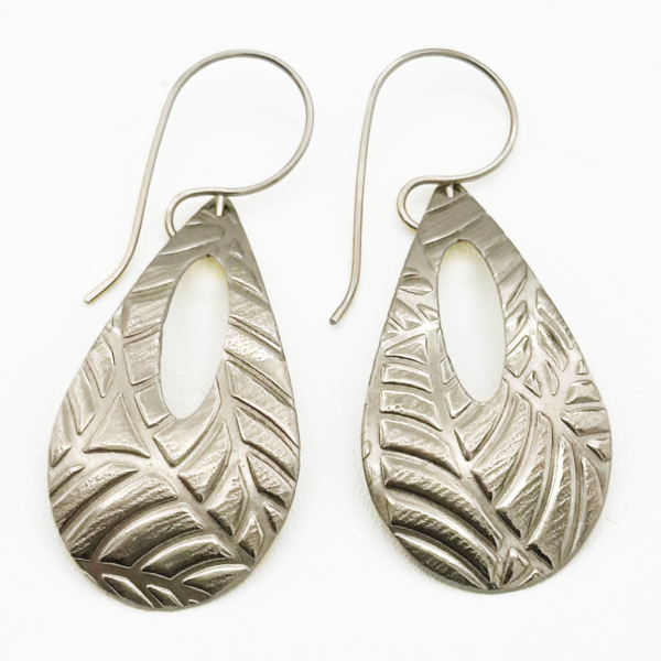Botanical Nickel Silver Earrings