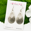 Botanical Nickel Silver Earrings | Nature Inspired Jewelry