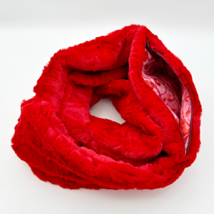 Cardinal Cozy Infinity Scarf With Zippered Pocket