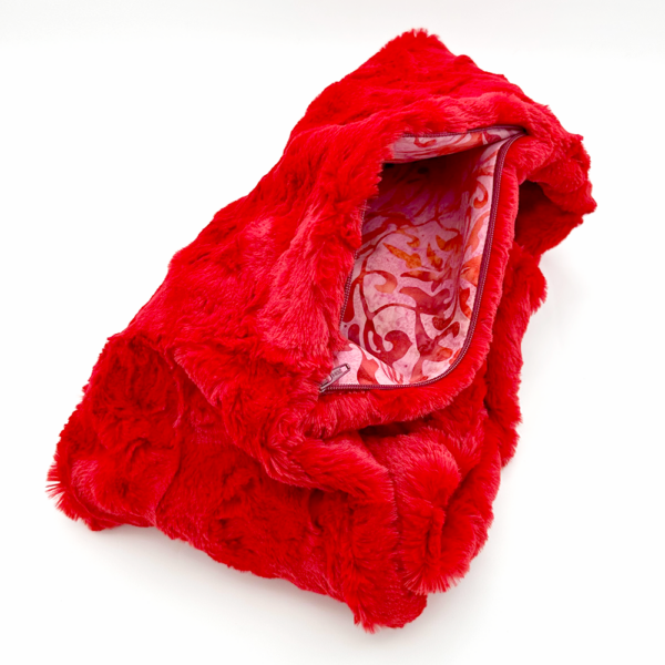 Cardinal Cozy Infinity Scarf With Zippered Pocket