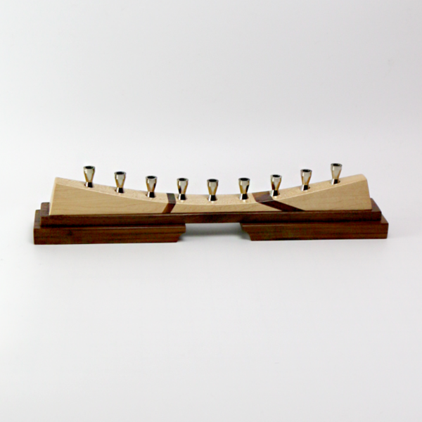 Maple Walnut Terrace Menorah