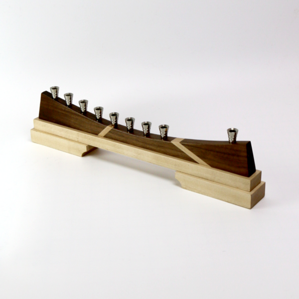 Walnut & Maple Terrace Menorah