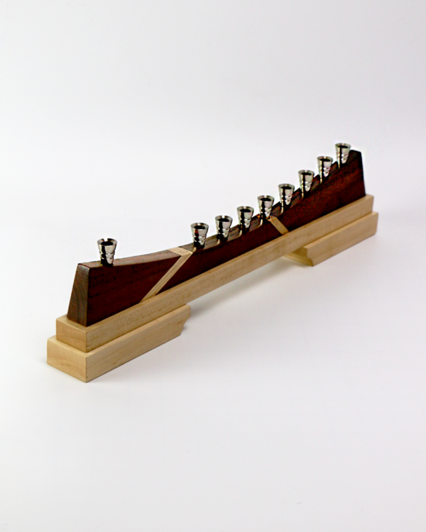 Walnut & Maple Terrace Menorah