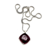 Burgundy Bloom Pendant
