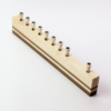 Maple Walnut Line Menorah