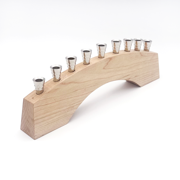 Modern Arc Menorah