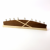 Walnut Maple X Menorah