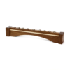 Long Walnut Maple Menorah