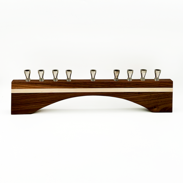 Walnut With Maple Beam Menorah