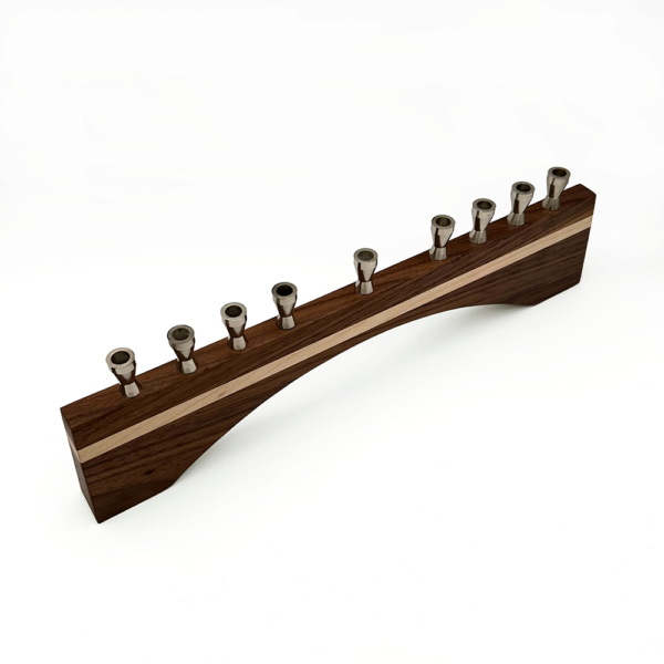 Walnut With Maple Beam Menorah